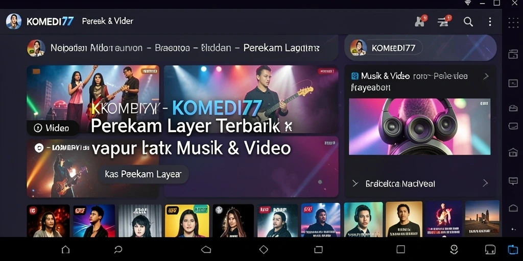 Tampilan antarmuka KOMEDI77 yang intuitif dan mudah digunakan.