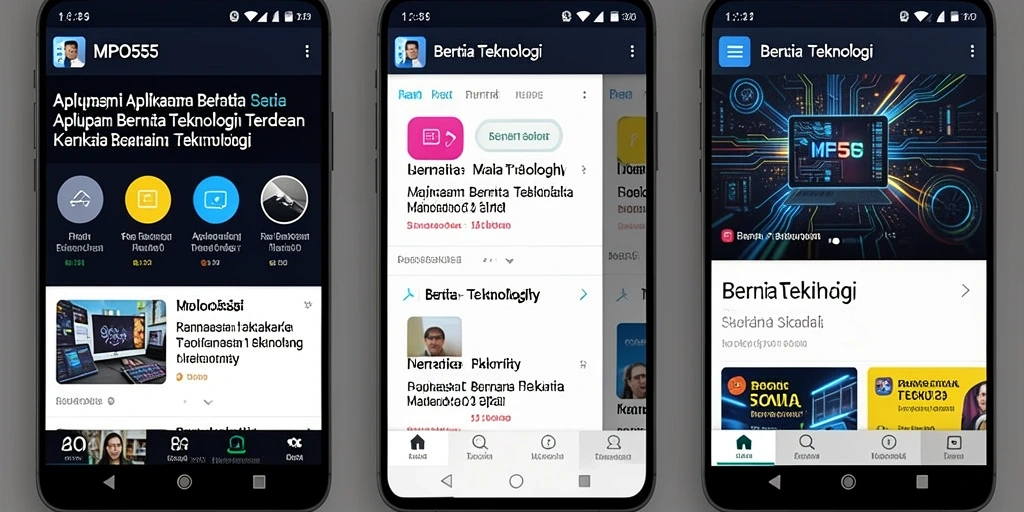 Tampilan antarmuka MPO555 yang menarik dan informatif.