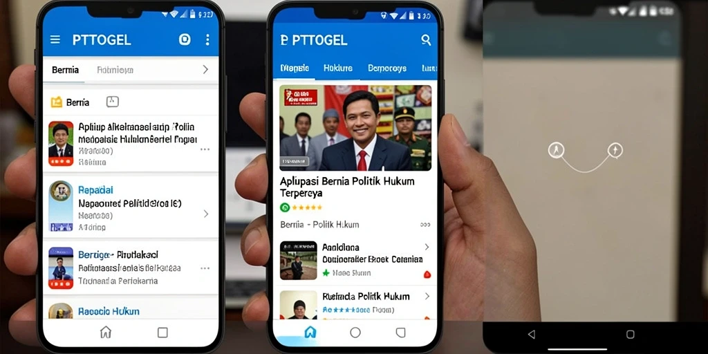 Tampilan antarmuka aplikasi PTTOGEL yang informatif dan menarik.