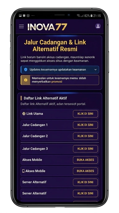 Link Alternatif inova77 untuk Pengguna Android