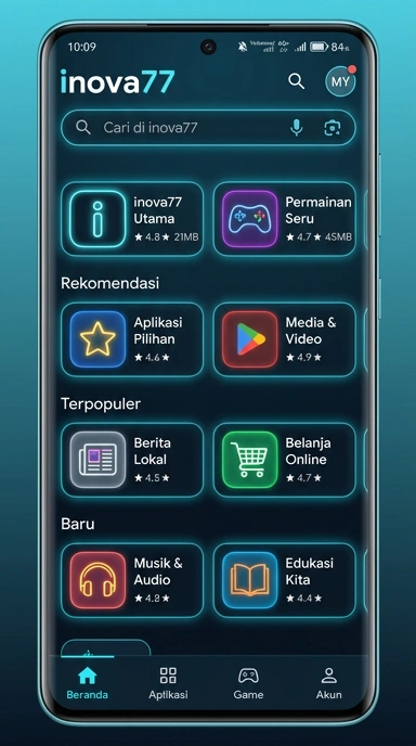 Temukan Aplikasi Terbaik di inova77 — Hub Unduhan Populer